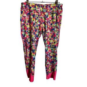 Avia Pink and Green Leggings size Large